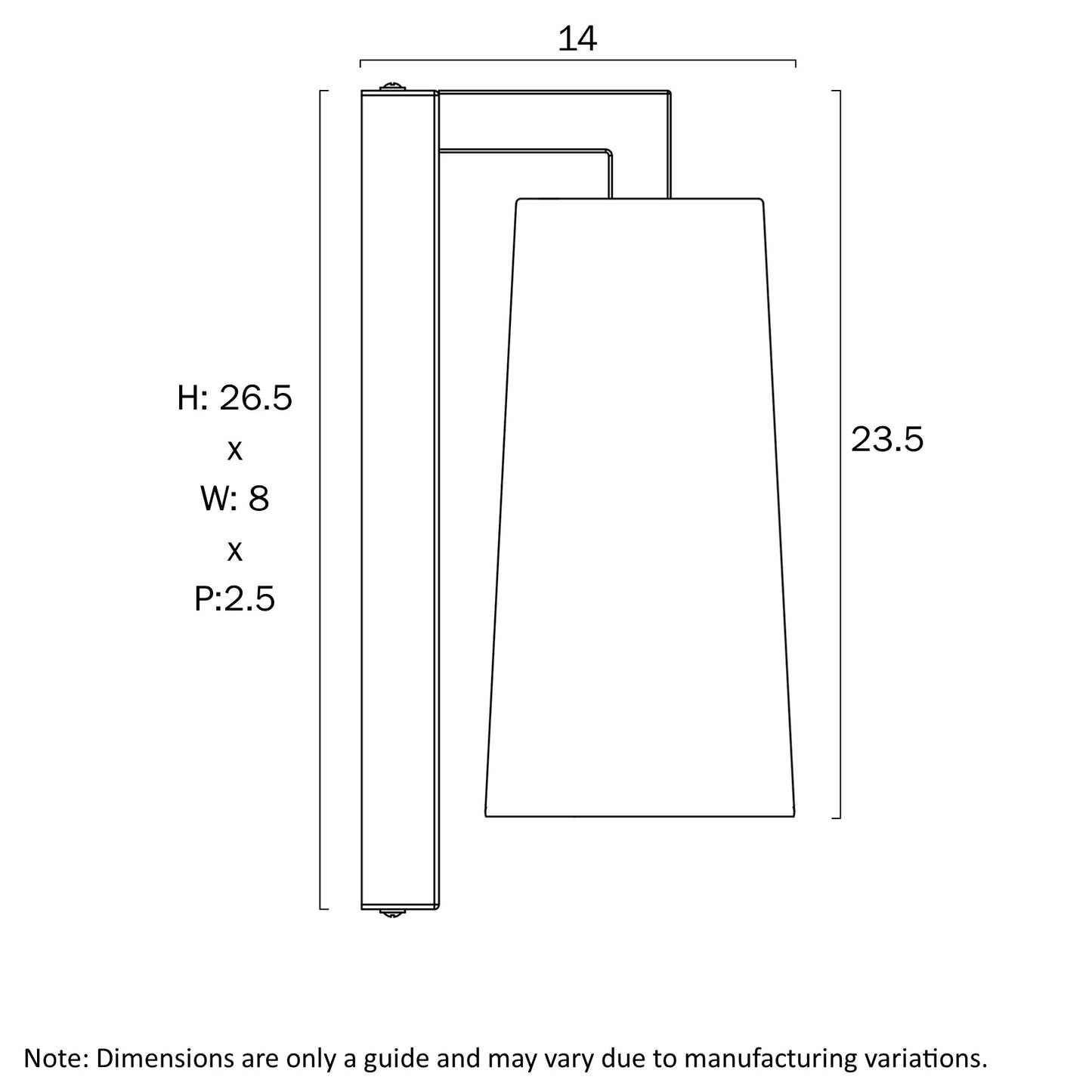 Lavis Wall Light - Nickel