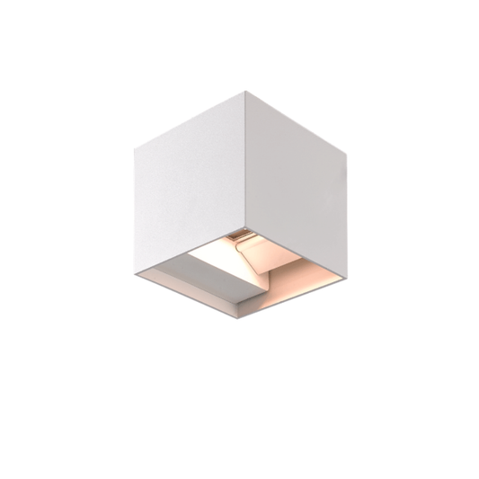 Eltanin 27- 6W Cube Wall Light- White