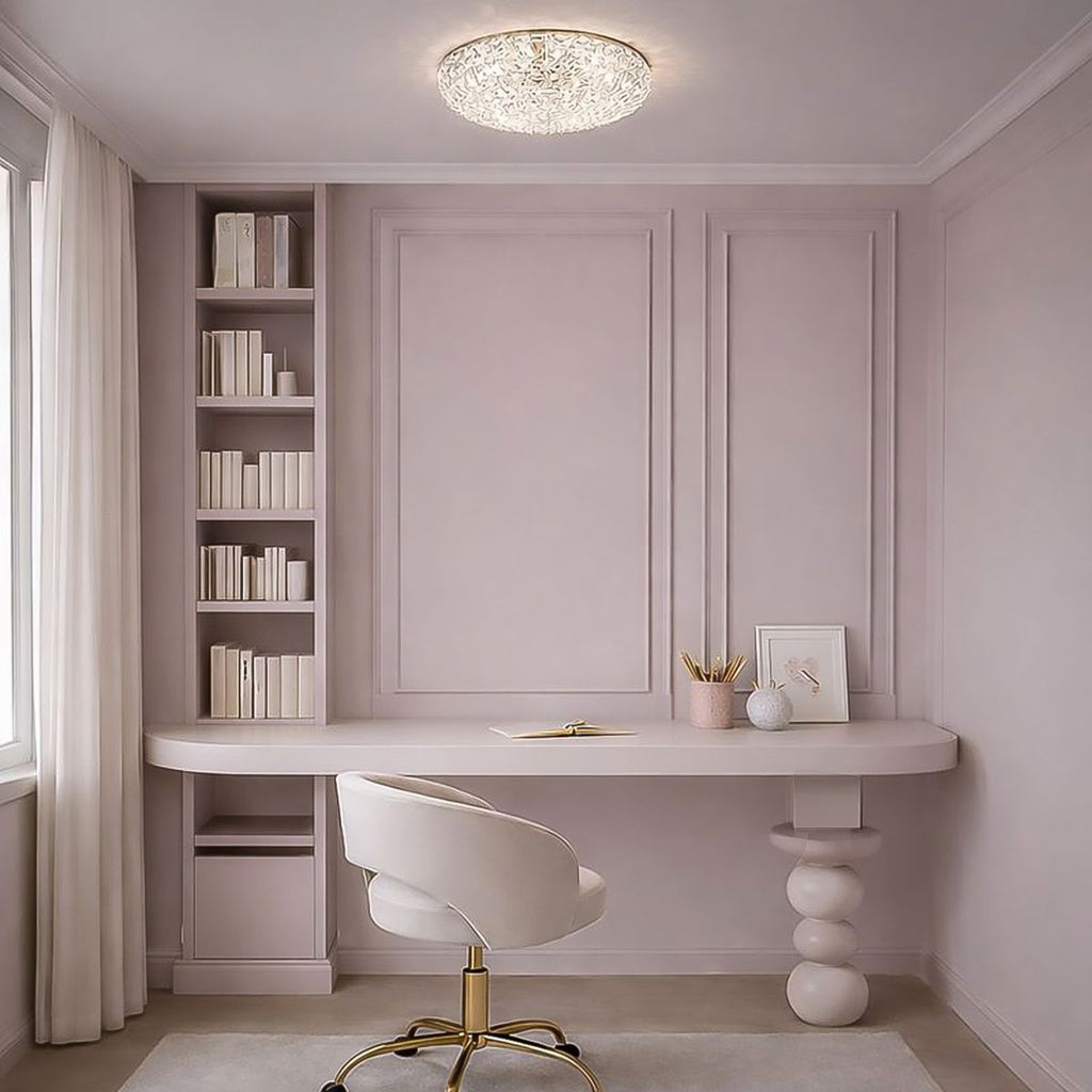 LILAC 28CM 18W 3CCT LED Oyster Non-Dimmable Ceiling Light