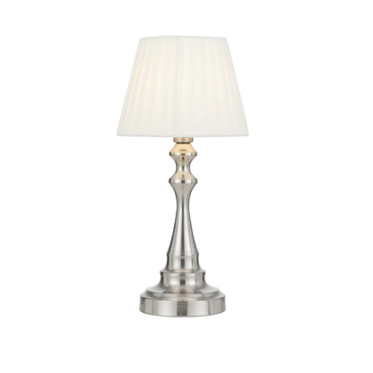Loren Touch Table Lamp- Nickel