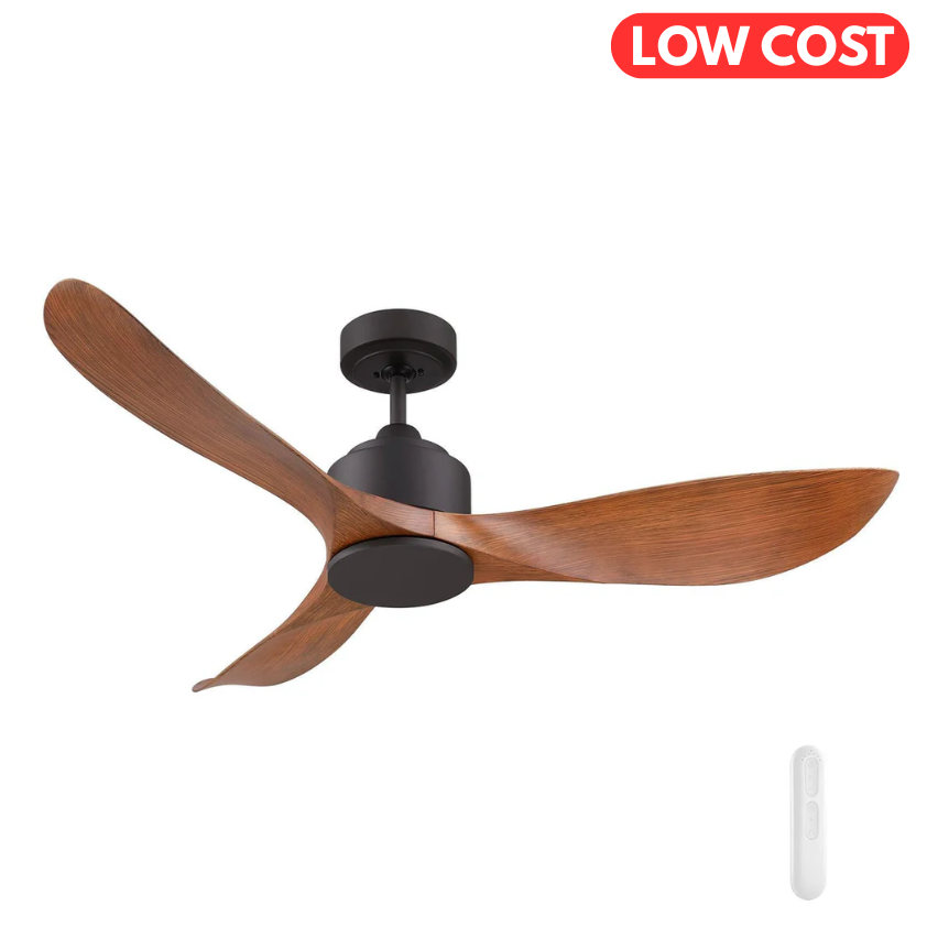 Eagle II Lite 122cm DC Ceiling Fan with Remote-Rubbed Bronze