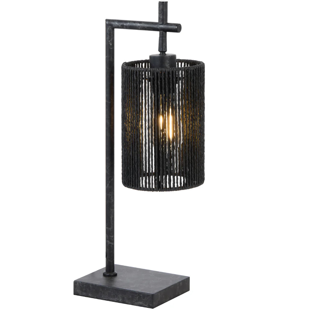 Lyndra Table Lamp- Black