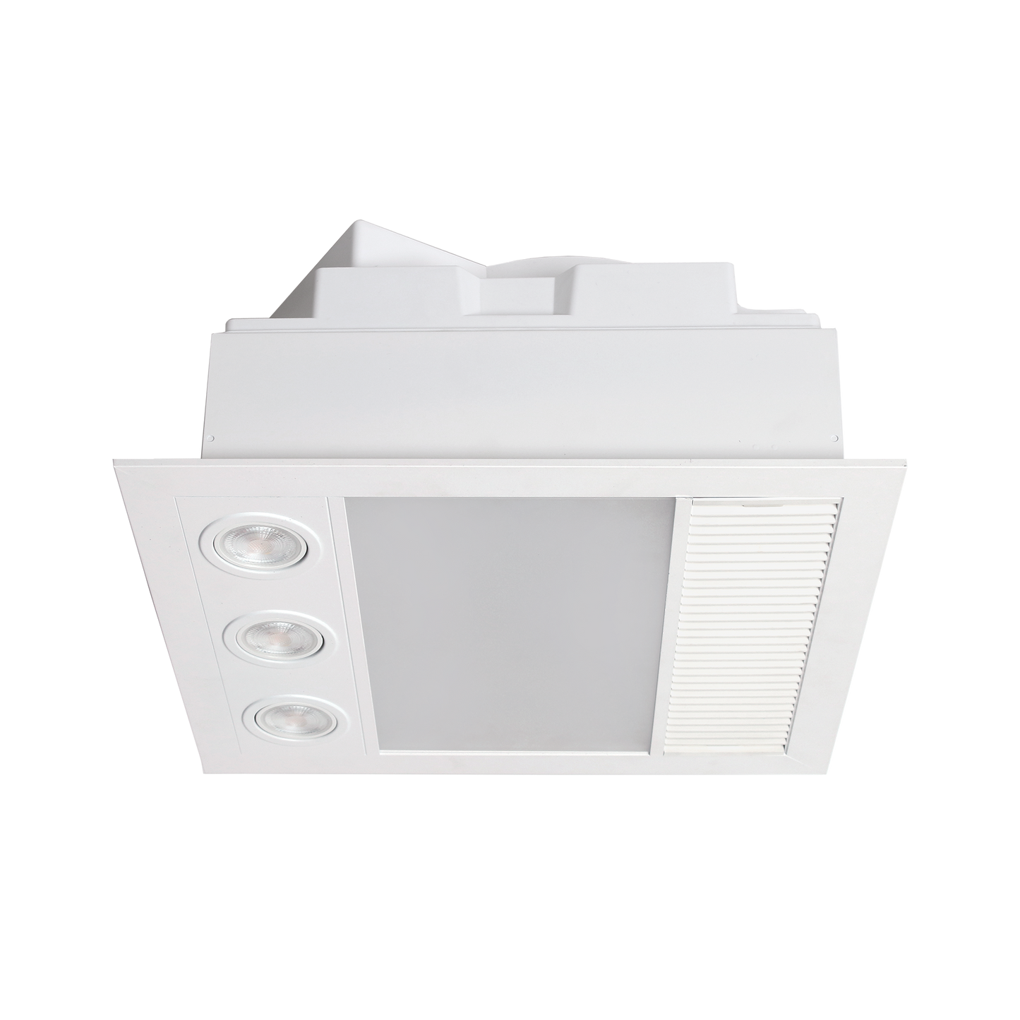 Linux Mini DC – 3 in 1 Bathroom Heater and Exhaust Fan with Tricolour LED Light