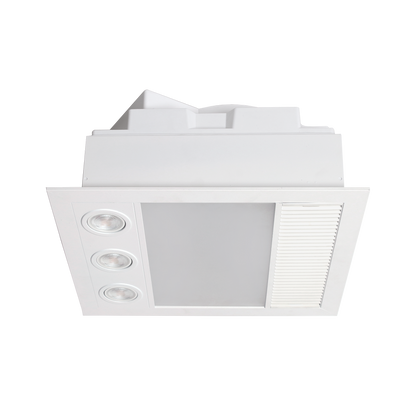 Linux Mini DC – 3 in 1 Bathroom Heater and Exhaust Fan with Tricolour LED Light