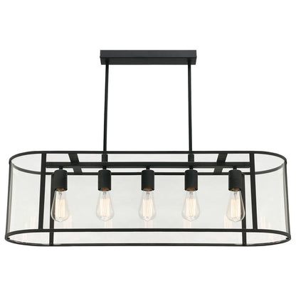 Liverpool 5Lt Oval Pendant Light