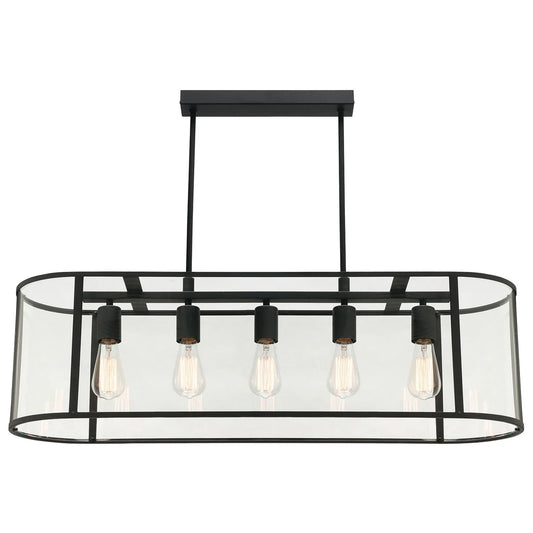 Liverpool 5Lt Oval Pendant Light