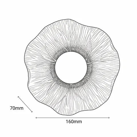 Lotus 3w LED Wall Light