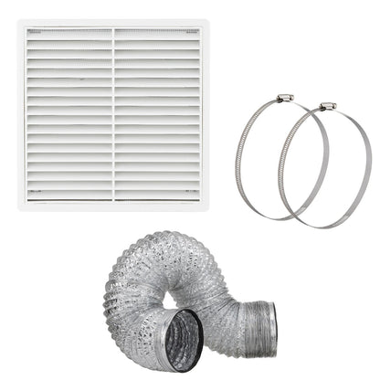Aluminium 150mm Duct Ventilation Kits - Duct Length 3m