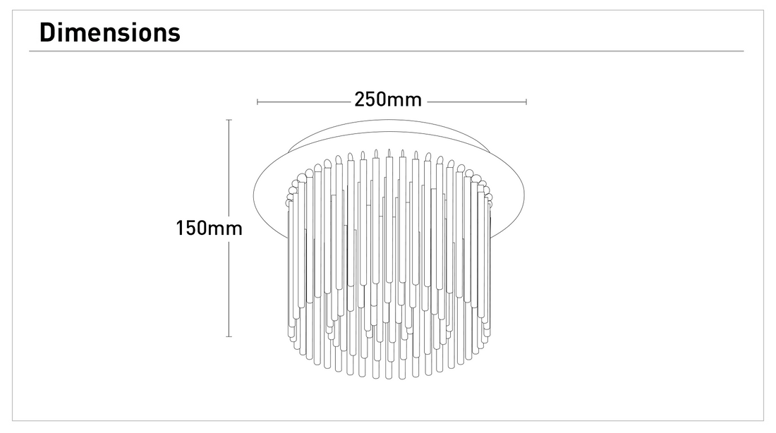 Clarence 4Lt Crystal Glass Decorative Ceiling Fixture - Medium