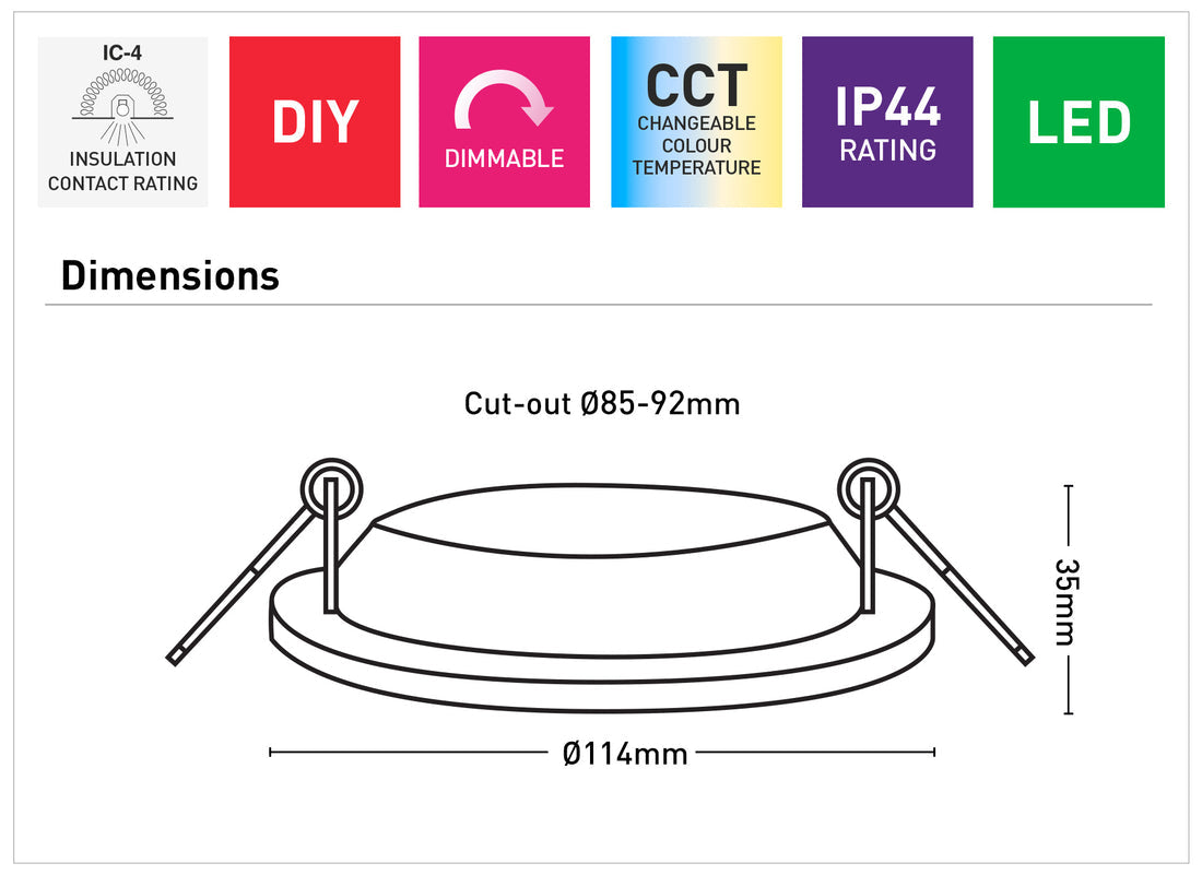 Esta 9W Downlight