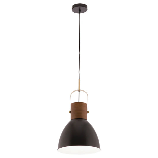 Calico 1Lt Pendant Light- Black