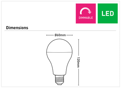 A60 Day Light E27 LED Globe
