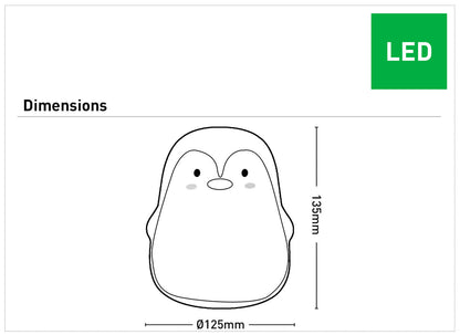 Amaya Penguin Night Light