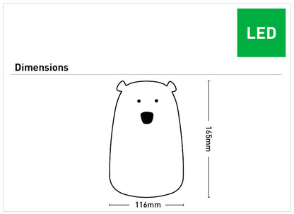 Barney Polar Bear Night Light