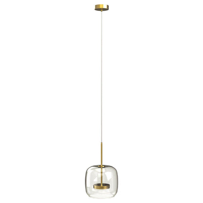 The MOD Pendant - Clear/Gold