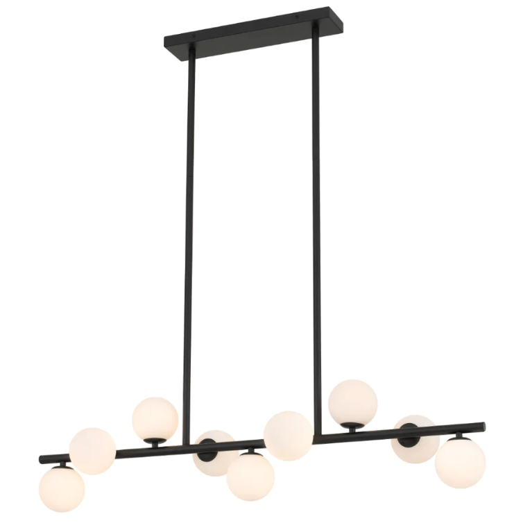 MORAN 9 LIGHTS PENDANT-MORAN PE09-BKOP
