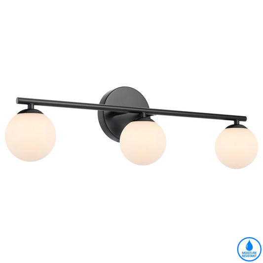 MORAN 3 LIGHTS WALL LIGHT(Black)