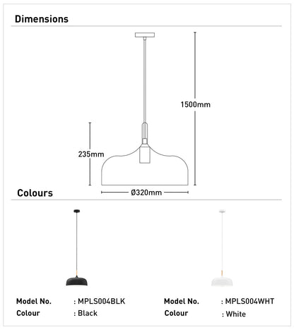 Olena 1Lt Light Pendant Light