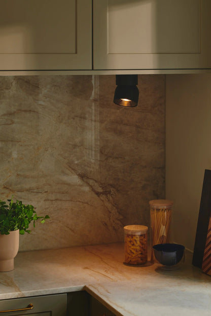 Black GU10 Rotatable Surface Mount Downlight- Pitcher Series