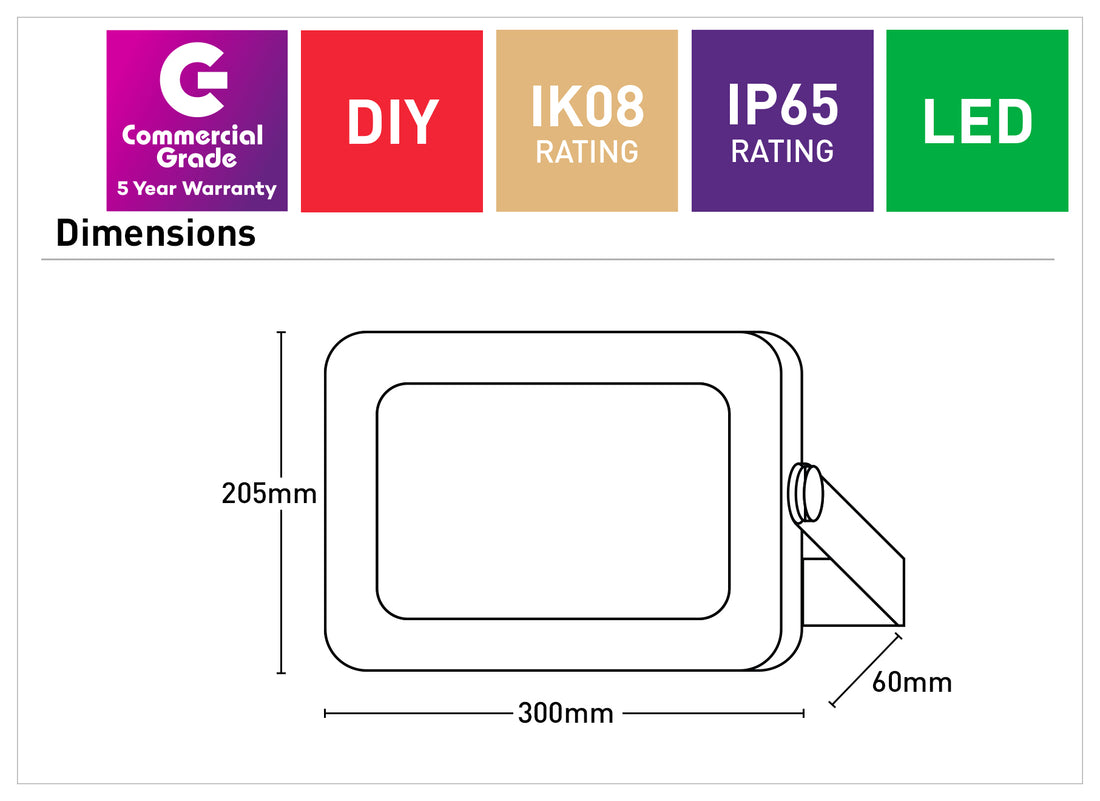 Aspect 100W LED Flood Light
