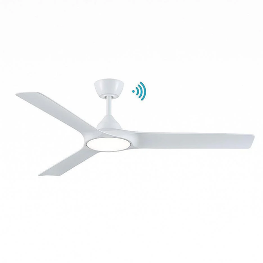 Alpine DC 52″ Smart Ceiling Fan With WIFI Remote Control + LED light- Matt White
