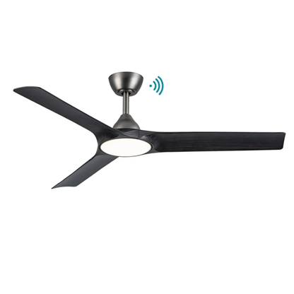 Alpine DC 52″ Smart Ceiling Fan With WIFI Remote Control + LED light-  Pewter/Charcoal