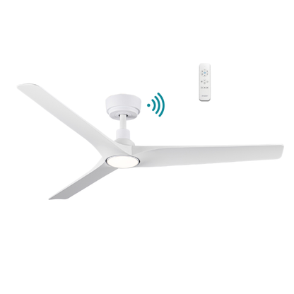 Cordoba DC 52″ Smart Ceiling Fan With WIFI Remote Control + LED light- Matt White