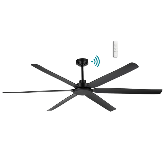 Martec Osprey DC 80″ Smart Ceiling Fan With WIFI Remote Control + LED Light- Matt Black