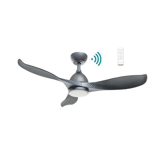 Scorpion DC 52″ Graphite/Carbon Smart Ceiling Fan With WIFI Remote Control + LED light