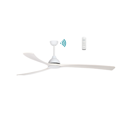 Norfolk Aero DC 70″ Smart Ceiling Fan With WIFI Remote Control- White Wash