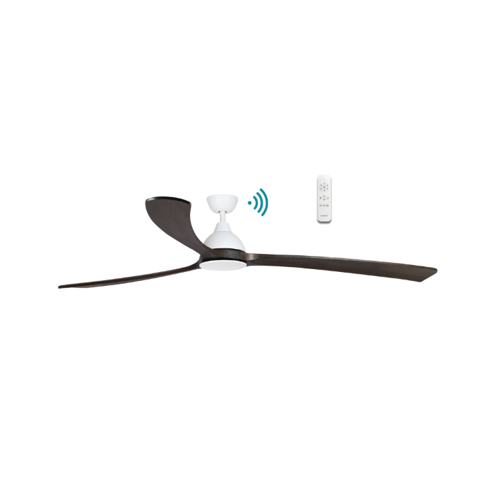 Norfolk Aero DC 70″ Smart Ceiling Fan With WIFI Remote Control- Walnut