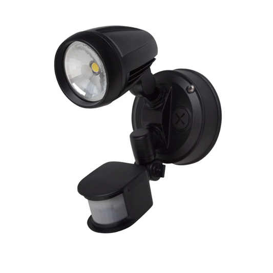 PHL4203 15W LED Single Spotlight With Sensor- Black