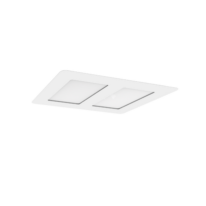 Aspire Bathroom Heater and Exhaust Fan with Tricolour LED Light