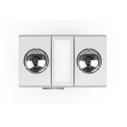 Modura AllLux2- 3 in 1 Bathroom Heater Exhaust Fan and Light 12W Tricolour- White