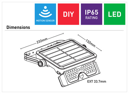 Defender 5W Solar LED Flood Light