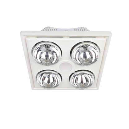 Midas Quattro 3-in-1 Bathroom Heater with Exhaust Fan and LED Light