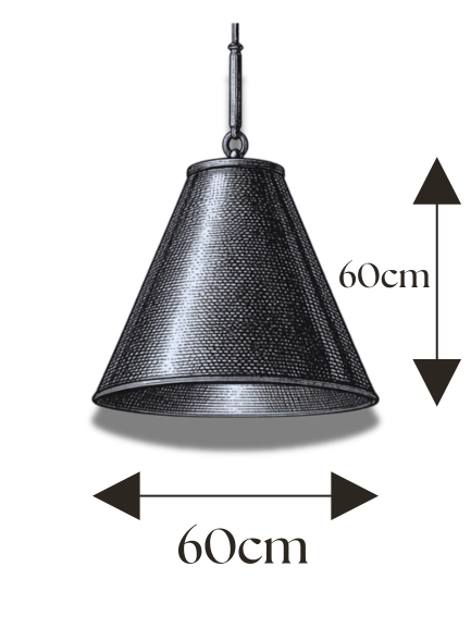 Monte Carlo Ceiling Pendant Large -Brass