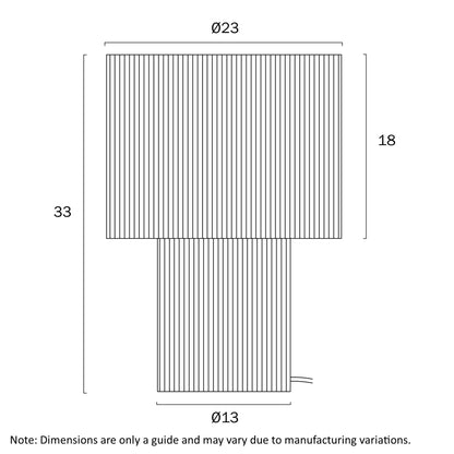 Nativa Small Table Lamp- White