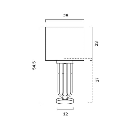 Negas Table Lamp- White