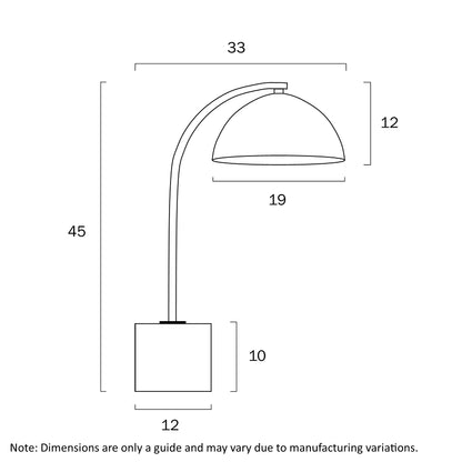 Ortez Table Lamp- White Terrazzo