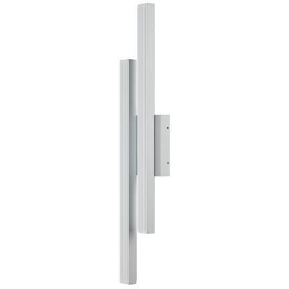 Ostel 2 Light Exterior Wall Light- White