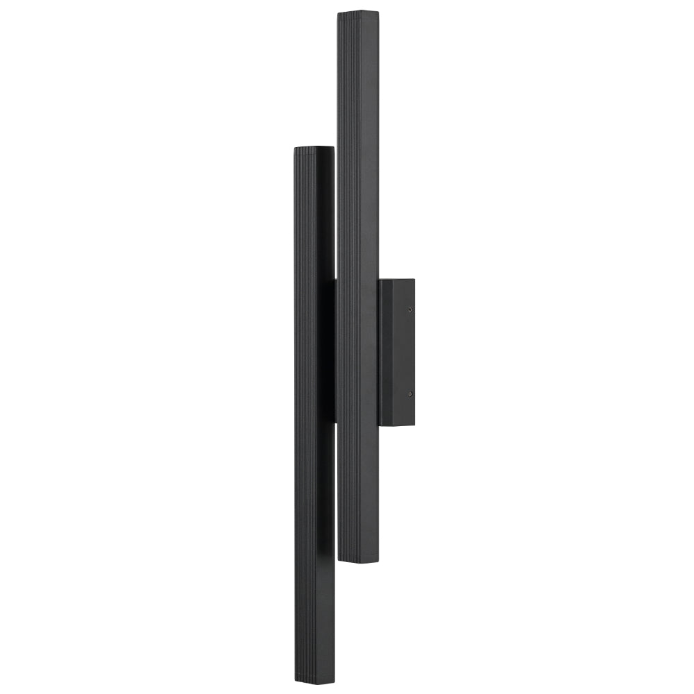 Ostel 2 Light Exterior Wall Light- Black