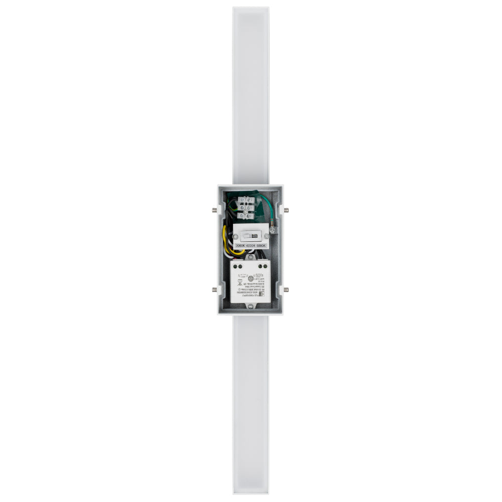Ostel 1 Light Exterior Wall Light - White