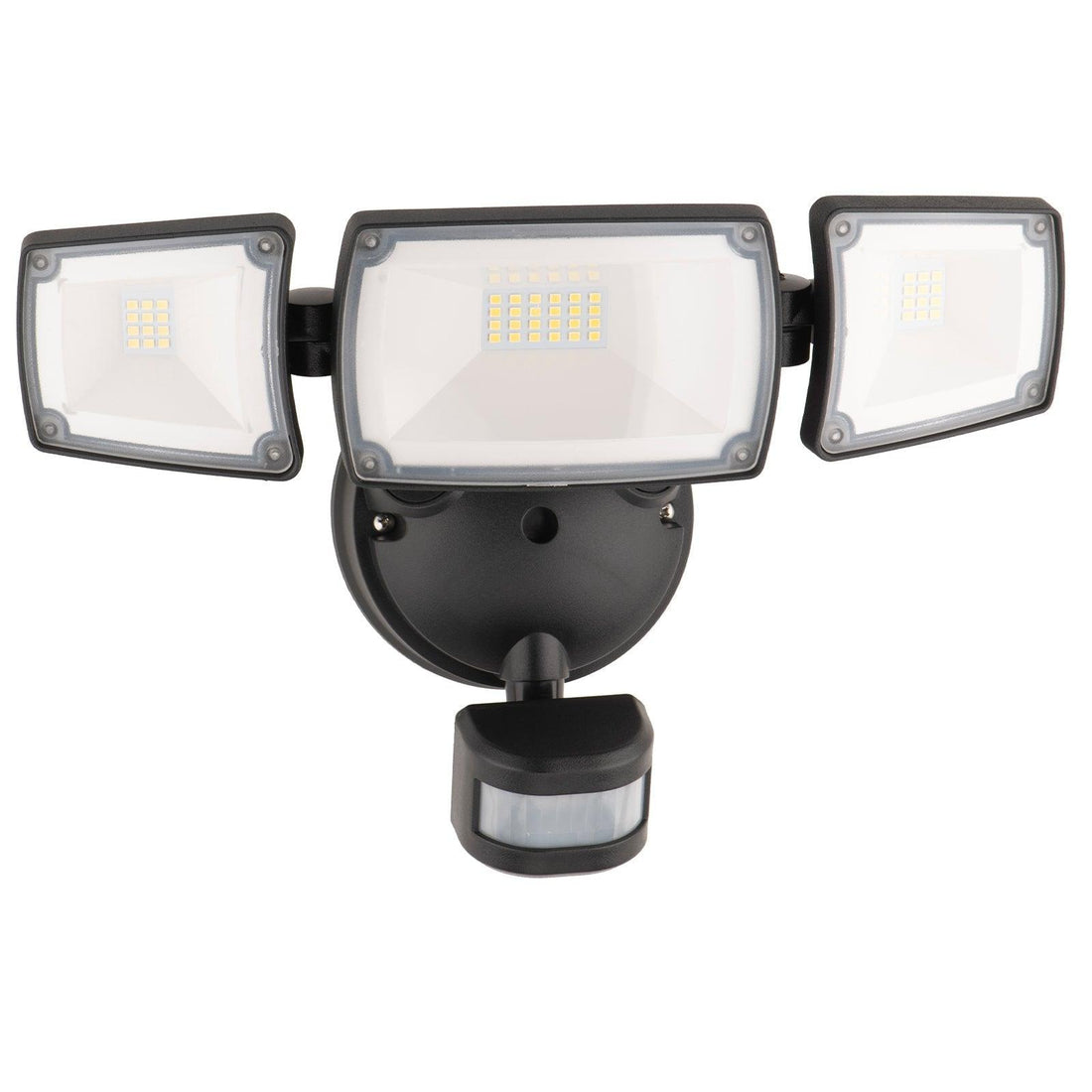 Onyx Triple Head LED Security Flood Light with PIR Sensor