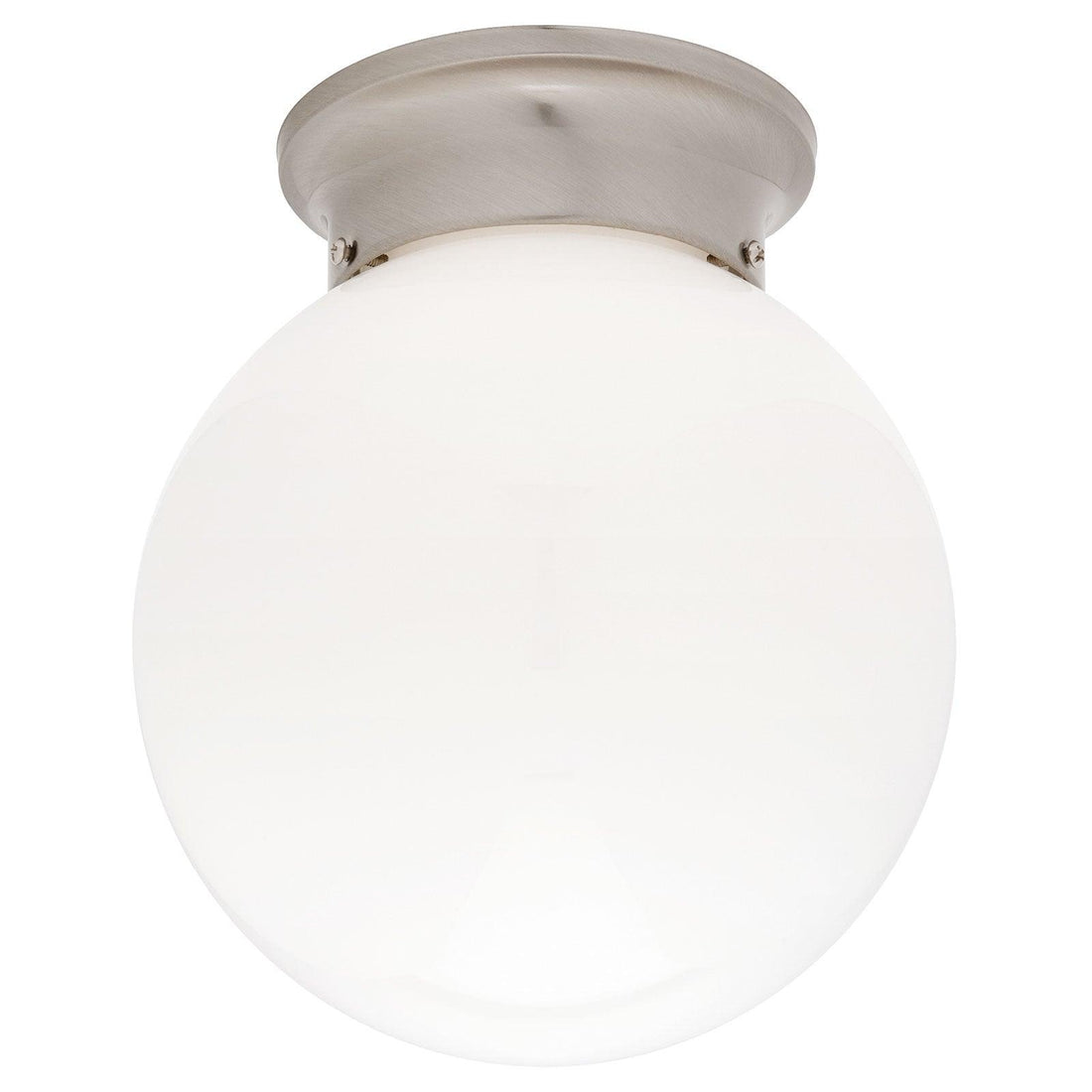 Opal 15cm Ball DIY Batten Fix - Satin Nickal