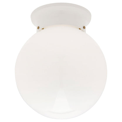 Opal 15cm Ball DIY Batten Fix - White