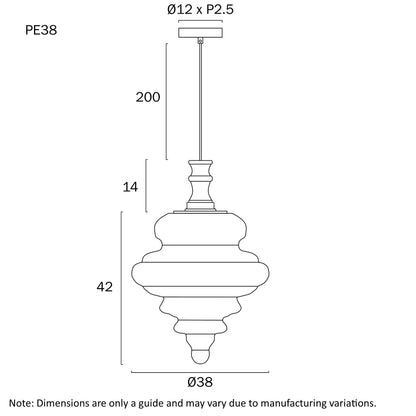 Privas 38cm Pendant Light