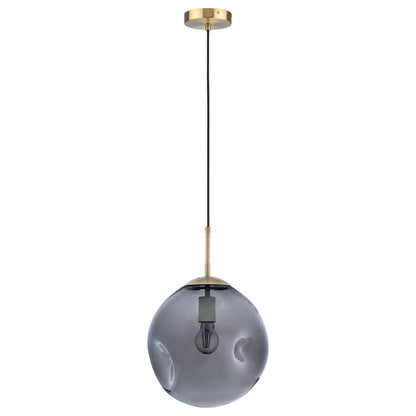 Paddington 1Lt Large Pendant Light - Smoke
