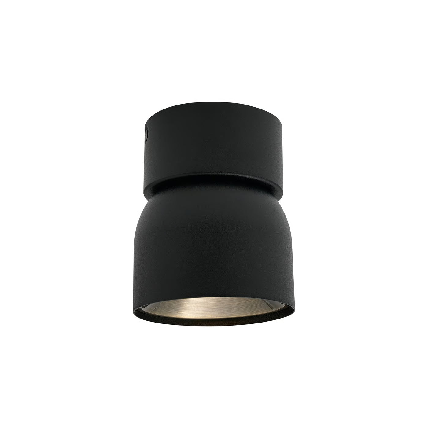 Black GU10 Rotatable Surface Mount Downlight- Pitcher Series