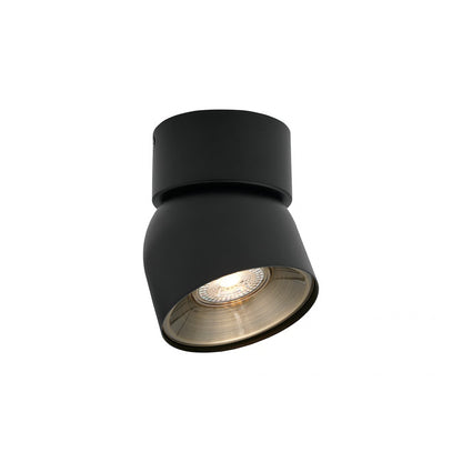 Black GU10 Rotatable Surface Mount Downlight- Pitcher Series